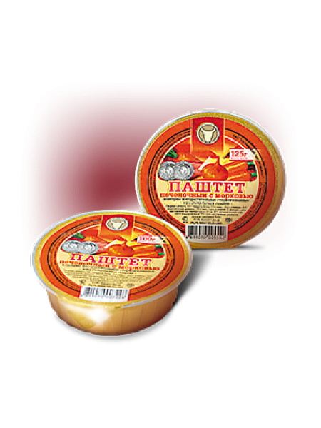 конс. Паштет Печеночный с морковью 125 гр *20Слоним конс. Паштет Печеночный с морковью 125 гр *20Слоним